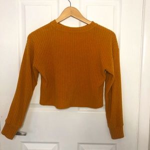 Wilfred Free - Aritzia, Ribbed long sleeve crop top